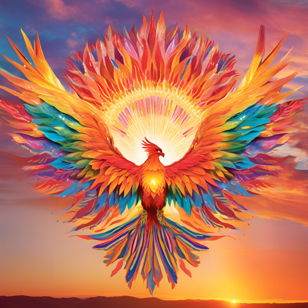 un pheonix qui représente la transformation de mon accompagnement pour entrepreneurs spirituels
